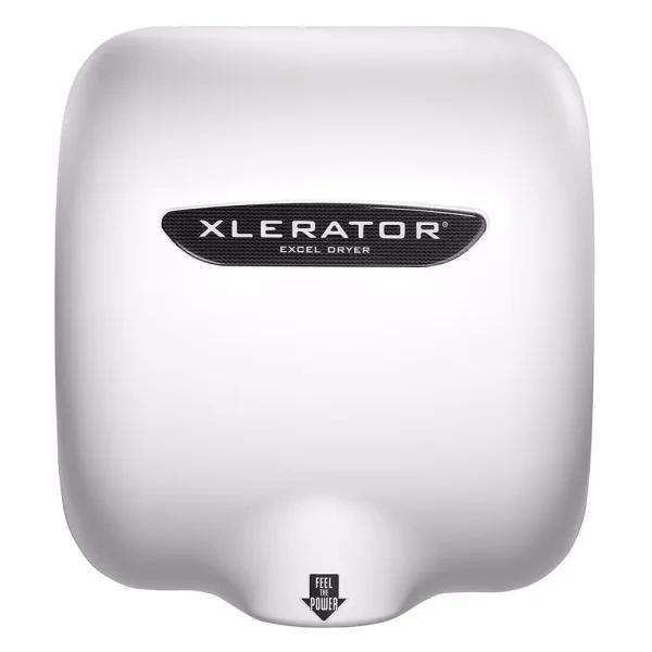 XLERATOR Excel Dryer XLERATOR High Speed Electric Hand Dryer, White Epoxy Zinc, 110-120V