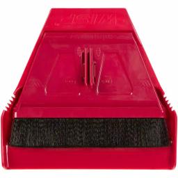 WISP miniWISP 6 in. Red Whisk Broom and 7 in. Dustpan Set with Electrostatic Bristle Seal Technology thumbnail 2