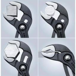 KNIPEX Cobra Series 10 in. Box Slip Joint Pliers with Pinch Guard and Push Button Adjustment thumbnail 5
