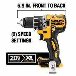 DEWALT 20V MAX XR Brushless 1/2 in. Drill/Driver and Cordless Blower Combo Kit with 5.0Ah Battery thumbnail 2