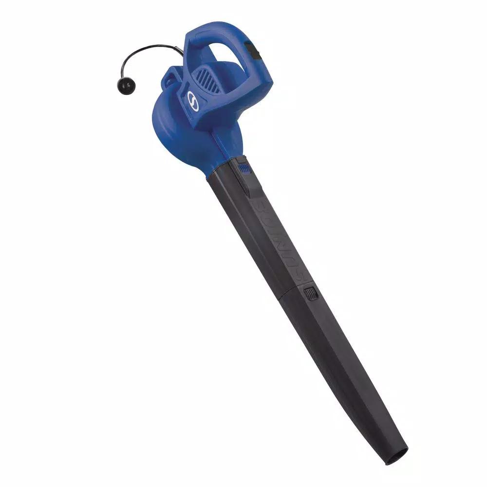Sun Joe 6 Amp Electric Handheld Leaf Blower, 155 MPH, 200 CFM, Blue