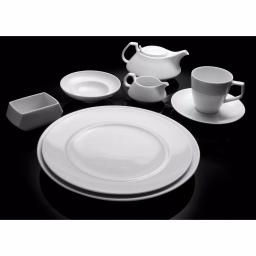 Oneida Circa 5 oz. White Porcelain Creamers, Set of 36 thumbnail 2