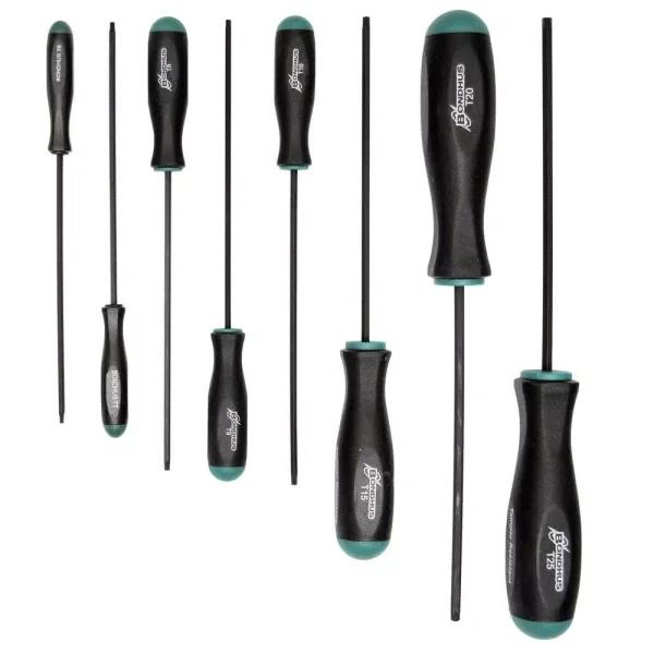 Bondhus 8-Piece Tamper Resistant Torx Screwdriver Set with ProGuard Finish