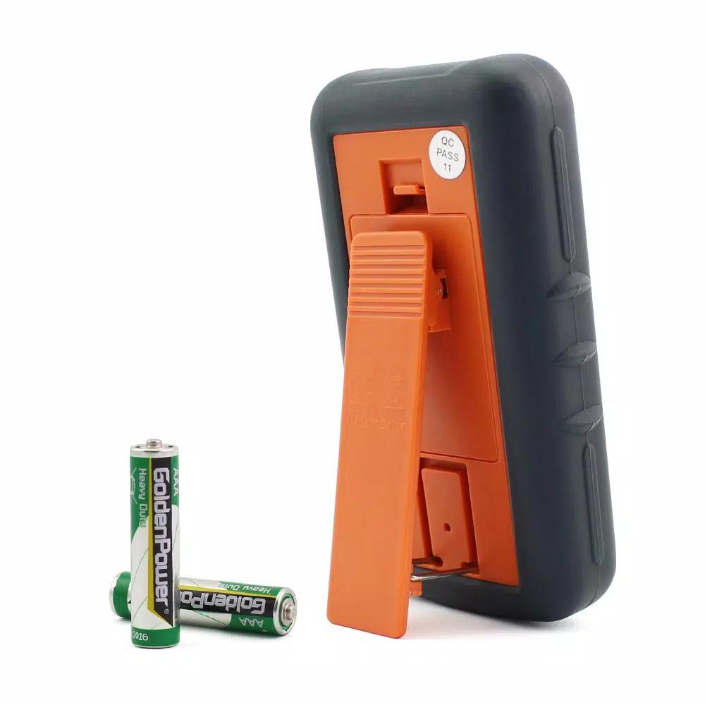 ThermoPro TP-06 Digital Meat Thermometer with Color-Changing LCD, Probe, and Timer - Orange