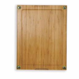 Legacy Concerto Bamboo Cutting Board and Cheese Tool Set with Tempered Glass Tray thumbnail 7