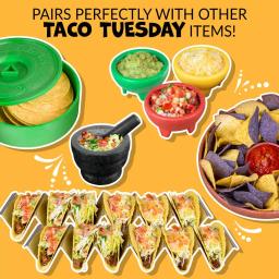 TACO TUESDAY Granite Stone Mortar and Pestle Set, 5.5 in. - Dark Gray thumbnail 7