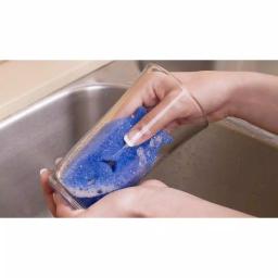 DishFish Non-Scratch Scrubber Sponge, 12-Pack, Blue thumbnail 5
