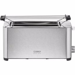 Caso Design 4-Slice Stainless Steel Wide Slot Toaster with Bun Warmer thumbnail 2