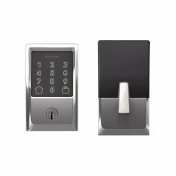 Schlage Encode Smart Wi-Fi Deadbolt with Alarm, Bright Chrome thumbnail 2
