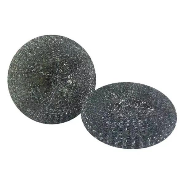 Quickie Wire Mesh Scourer, Galvanized Steel Scouring Pads (2-Pack)