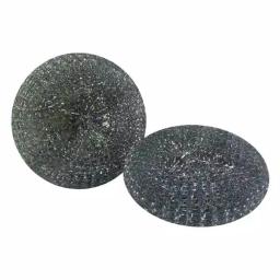 Quickie Wire Mesh Scourer, Galvanized Steel Scouring Pads (2-Pack) thumbnail 1