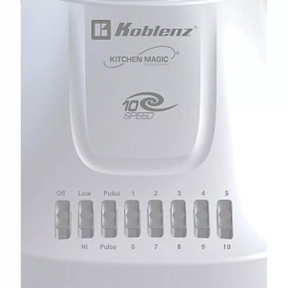 Koblenz Kitchen Magic Collection 42 oz. 10-Speed Blender with 2-Pulse Functions, White