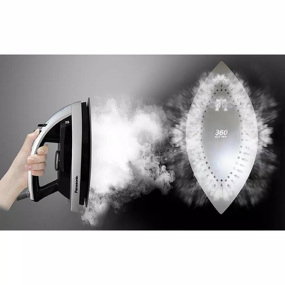 Panasonic Concept 360° Quick Steam and Dry Iron, 1500W, Gray