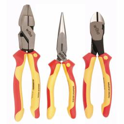 Wiha 3-Piece Insulated Pliers and Cutters Set, 1000V VDE Certified thumbnail 6