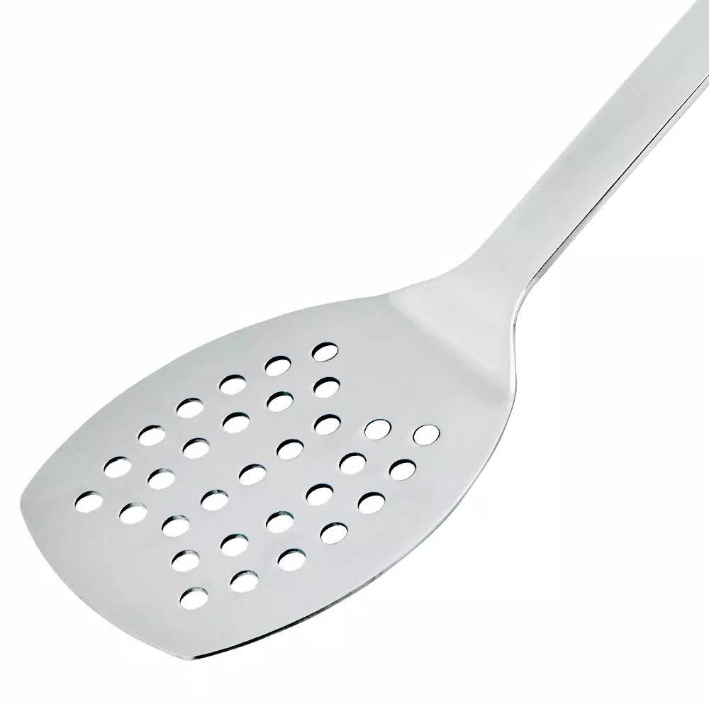 1829 Carl Schmidt Sohn PRO-X 15.5 in. Stainless Steel Slotted Spatula, 18/10 Professional Grade Turner