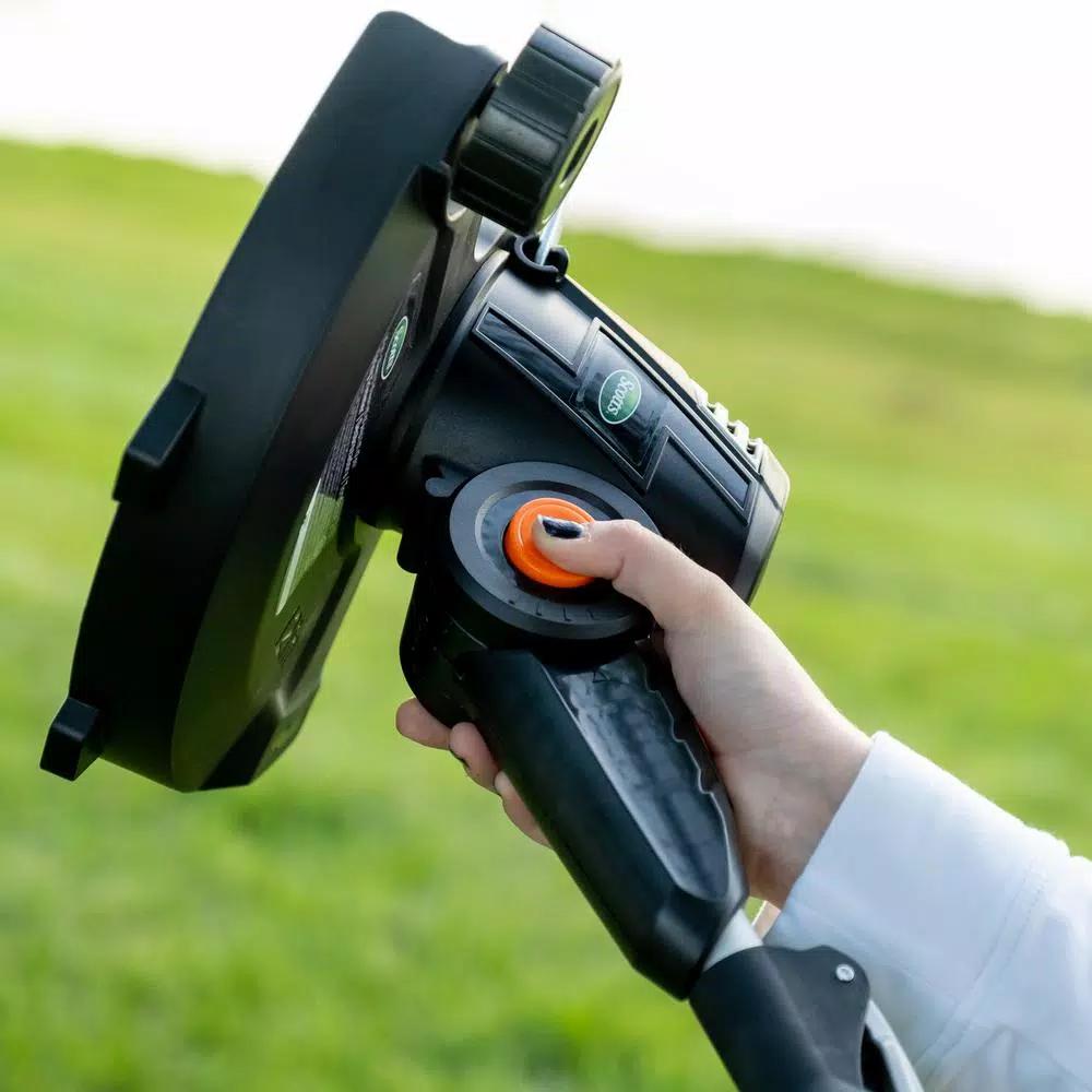 Scotts 20V Cordless String Trimmer with 2.0 Ah Lithium-Ion Battery and Charger, 12 in. Cutting Width
