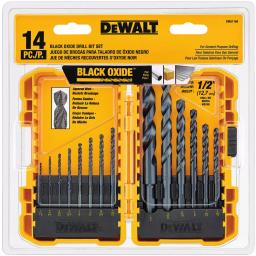 DEWALT 4-1/2 in. Metal & Stainless Cutting Wheel (10-Pack) and 14-Piece Black Oxide Drill Bit Set thumbnail 4