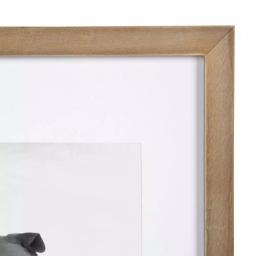 DesignOvation Design Ovation Gallery Wood Picture Frame Set, Rustic Brown, Set of 2 (Matted to 11x14 in.) thumbnail 4