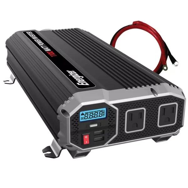 Energizer ENK1100 1100-Watt Heavy Duty Power Inverter with LCD Display and Dual USB Ports