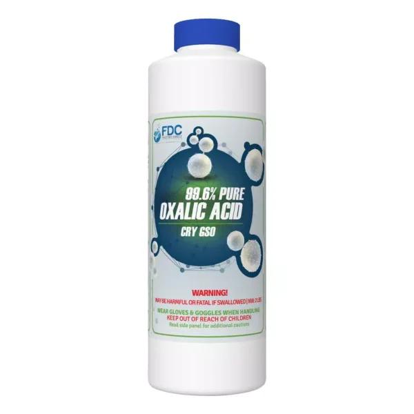 Eco Clean 99.6% Pure Oxalic Acid Powder, 2 lb - Concentrated Rust and Wood Stain Remover