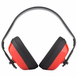 TR Industrial Safety Ear Muffs, Red Passive Hearing Protection, 26 dB NRR thumbnail 1