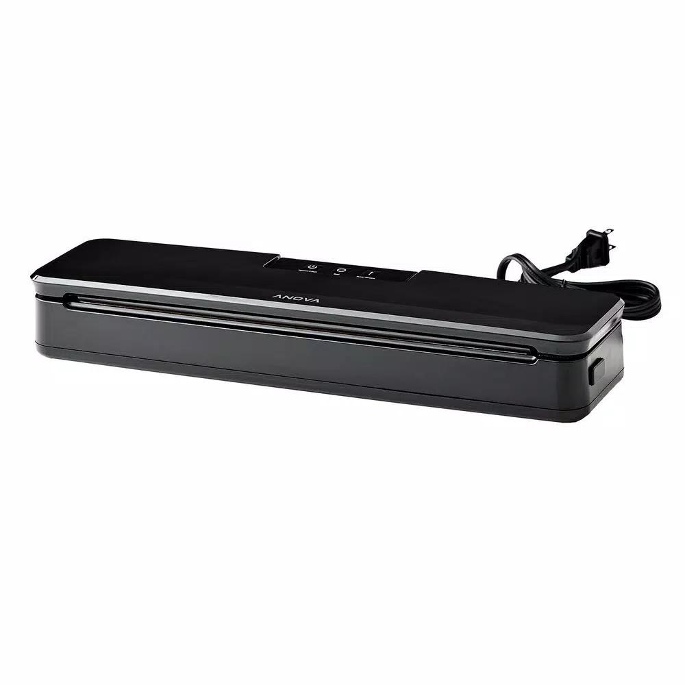 Anova Precision Vacuum Sealer for Sous Vide and Food Storage, Includes 10 Precut Bags, Black