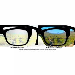 Bell + Howell Bell and Howell Tac Flip-Up Polarized Sports Sunglasses - Over-the-Glasses Eyewear thumbnail 3