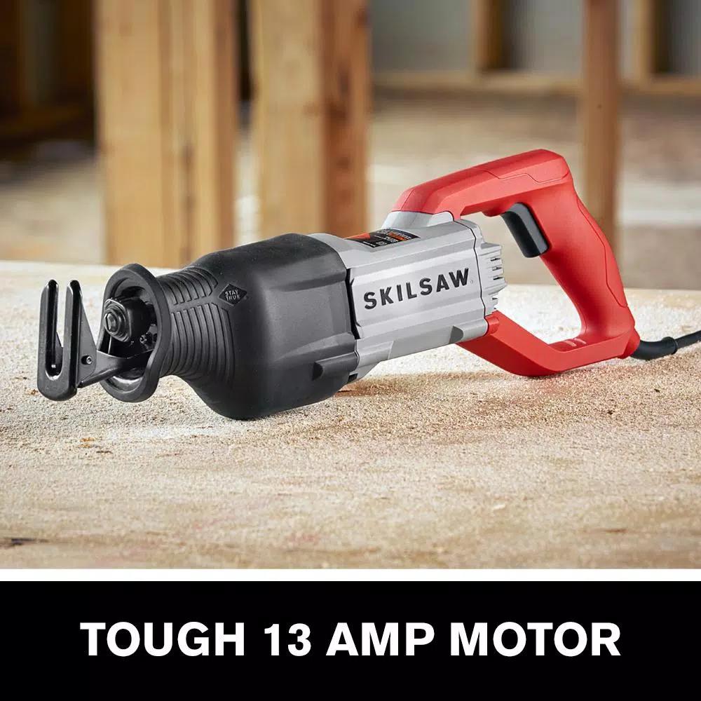 SKILSAW 13 Amp Corded Reciprocating Saw with Buzzkill Vibration Suppression Technology