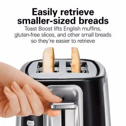 Hamilton Beach Sure-Toast 2-Slice Stainless Steel Wide Slot Toaster, 800W thumbnail 5