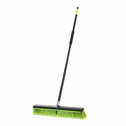 Alpine Industries 24 in. 2-in-1 Squeegee Push Broom, Green thumbnail 1