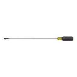Klein Tools 1/2 in. Keystone-Tip Flat Head Screwdriver, 12 in. Heavy-Duty Square Shank thumbnail 1