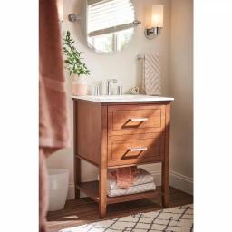 MOEN Genta 3-Piece Chrome Bath Hardware Set: 24 in. Towel Bar, Hand Towel Bar, and Toilet Paper Holder thumbnail 4