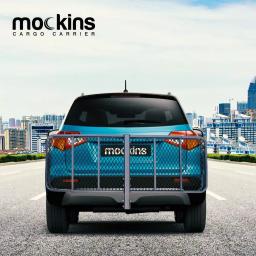 Mockins 500 lb. Capacity Hitch Mount Cargo Carrier Set with Waterproof Bag and Ratchet Straps thumbnail 8