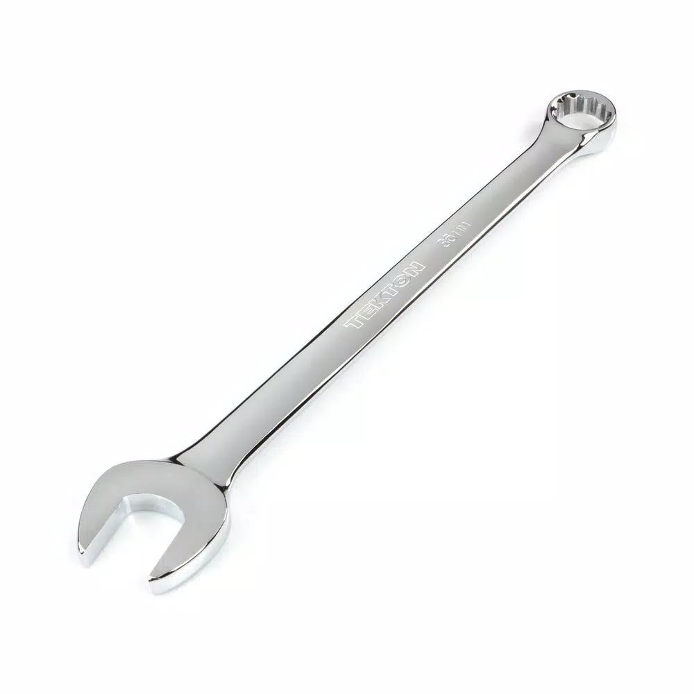 TEKTON 36 mm Combination Wrench, 12-Point Box End, Chrome Vanadium Steel