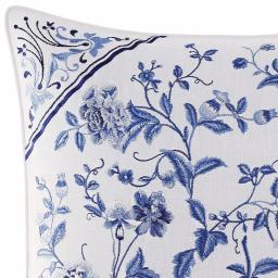 Laura Ashley Charlotte Blue Multicolored Floral Cotton Blend 16 in. Square Throw Pillow thumbnail 2