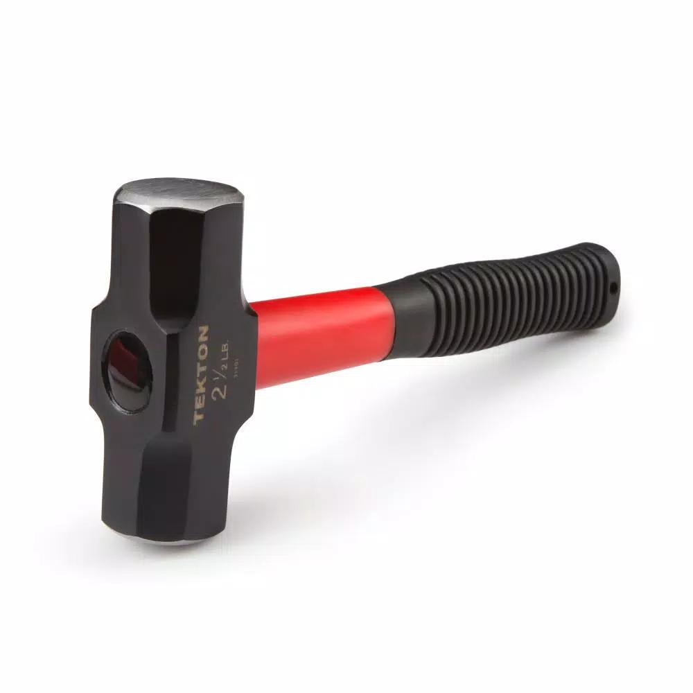 TEKTON 2-1/2 lb. Stubby Sledge Hammer with Fiberglass Handle