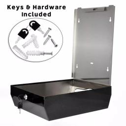 Alpine Industries Stainless Steel C-Fold and Multi-Fold Paper Towel Dispenser, Brushed Nickel thumbnail 5