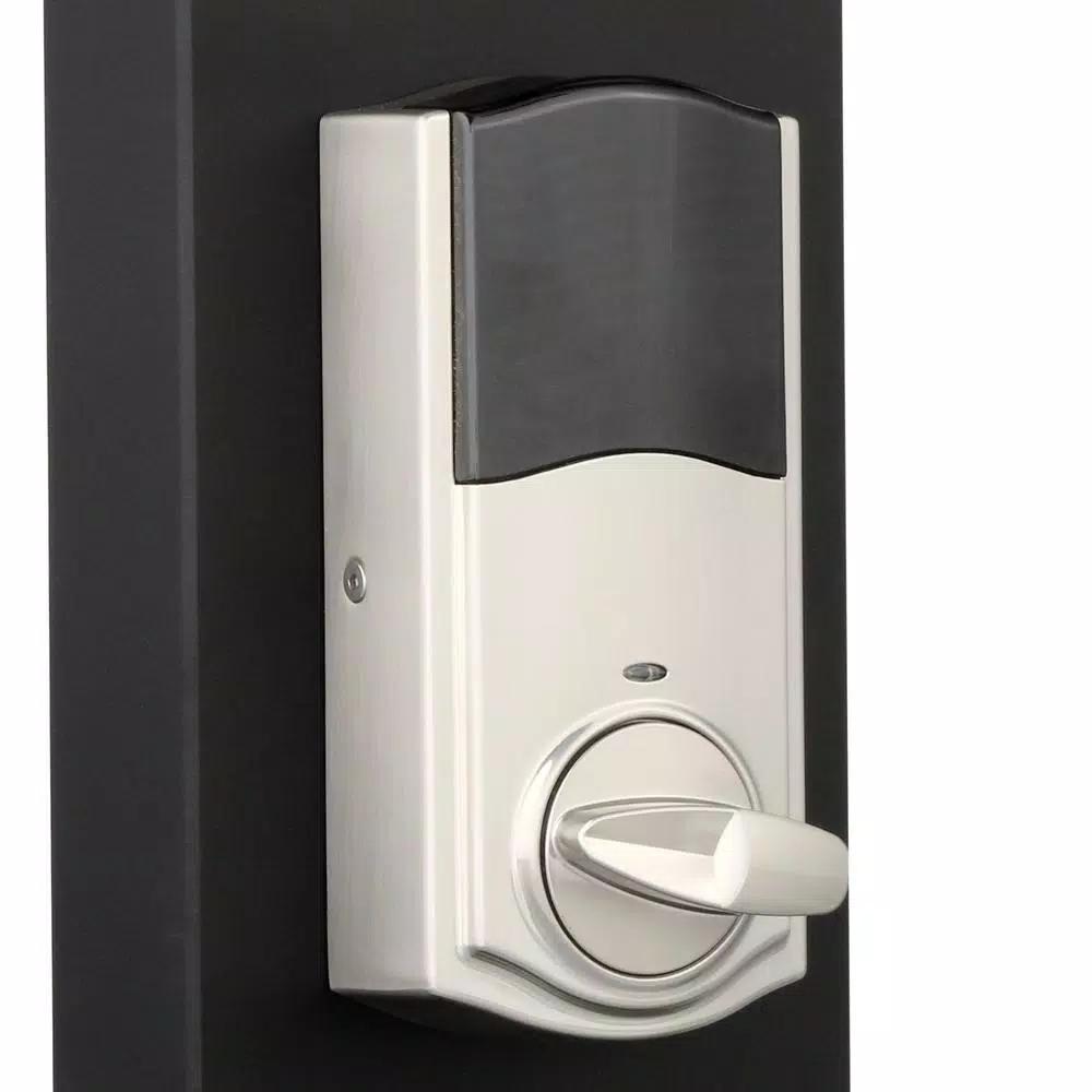 Kwikset SmartCode 916 Z-Wave Smart Deadbolt with SmartKey Security, Satin Nickel