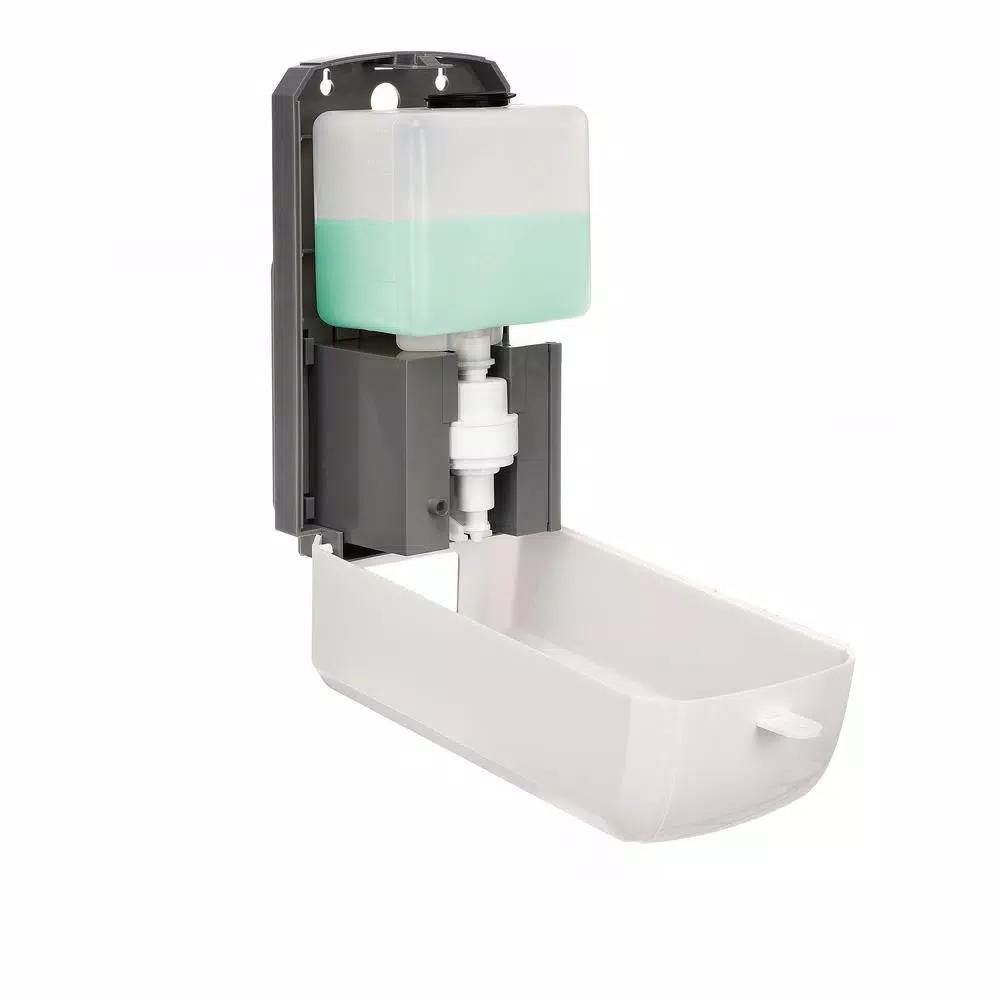Alpine Industries 1200ml Automatic Wall Mount Foam Hand Sanitizer & Soap Dispenser, White