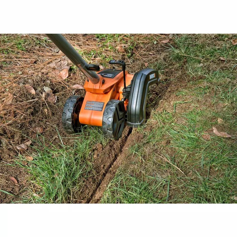 Worx 12 Amp Electric 7.5 in. Lawn Edger and Trencher
