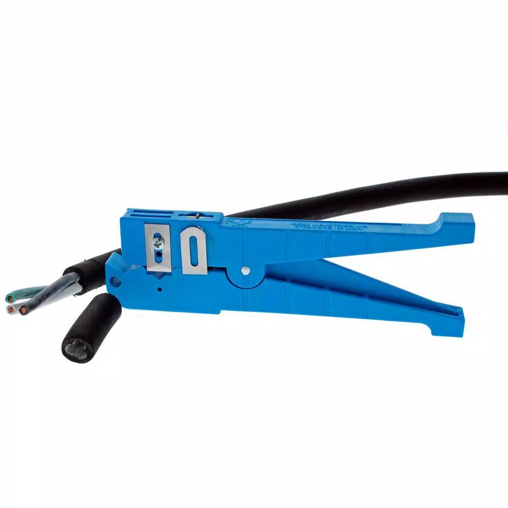 Ideal Big Blue Adjustable Ringer Coax Stripper, 1/4 in. to 9/16 in., Blue