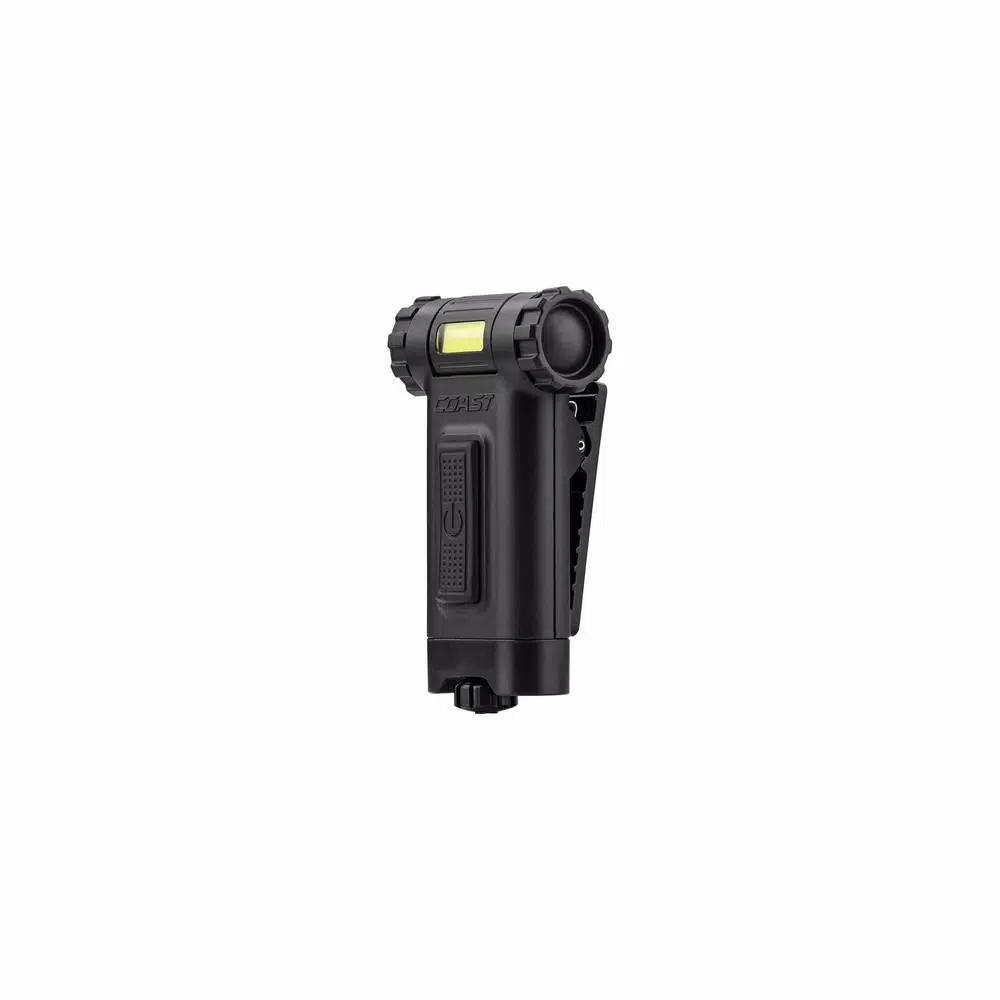 Coast HX4 80 Lumen Dual Color LED Clip Light - White & Red C.O.B. Flashlight