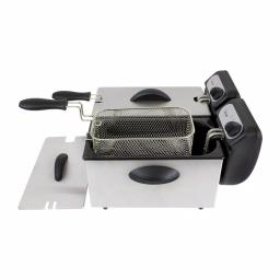 Chard Double Deep Fryer, 6L Capacity, Dual 1500W Tanks with 2 Baskets thumbnail 6