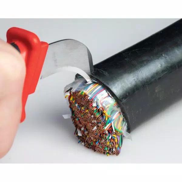 Jonard Insulated Cable Sheath Slitting and Dismantling Knife, 1000V Rated