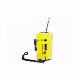 Mayday The Element Dynamo Powered Solar Emergency Radio and Flashlight with NOAA Weather Alert, Yellow thumbnail 2