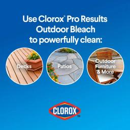 Clorox Outdoor Concentrated Liquid Bleach Cleaner, 81 oz thumbnail 7