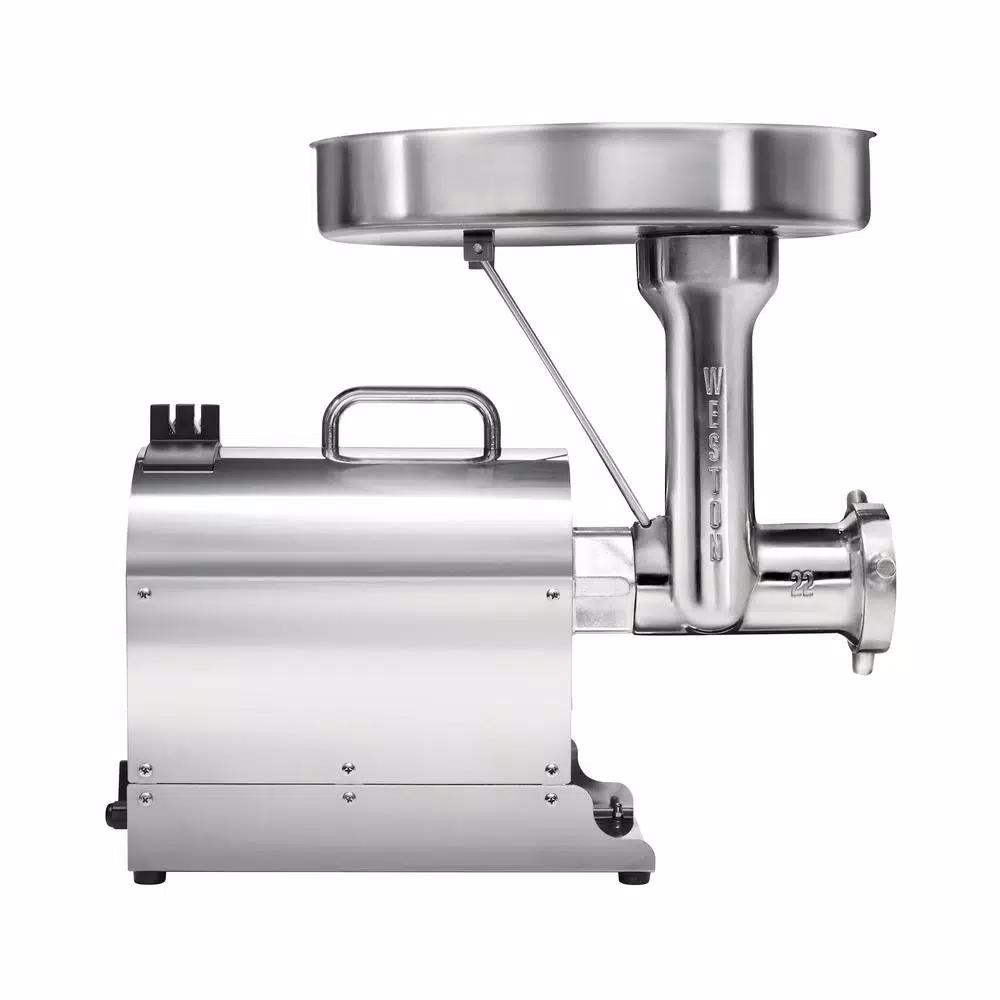 Weston Pro Series #22 1.5 HP Stainless Steel Electric Meat Grinder & Sausage Stuffer