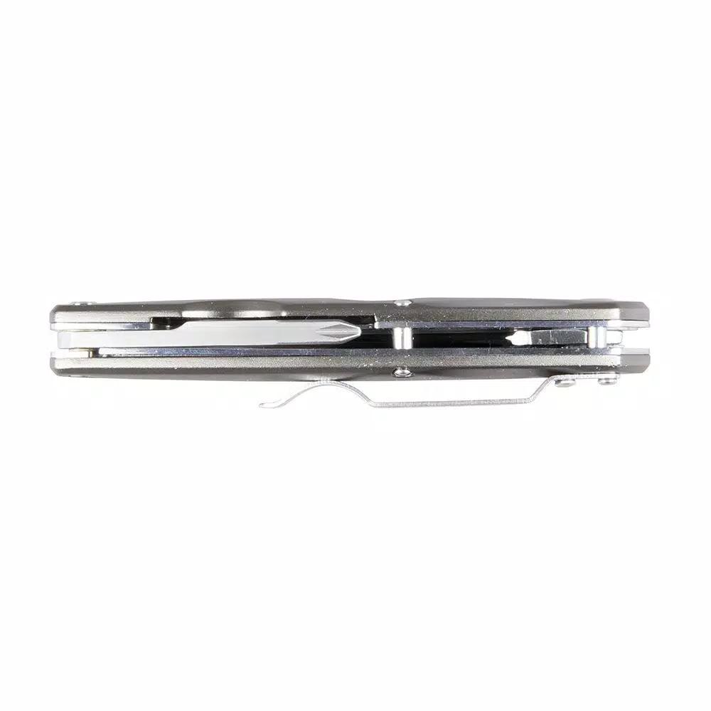 Klein Tools Electrician's Folding Pocket Knife with Phillips Driver and Wire Stripper