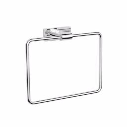 Nameeks Boutique Hotel Wall Mounted Towel Ring in Polished Chrome thumbnail 1