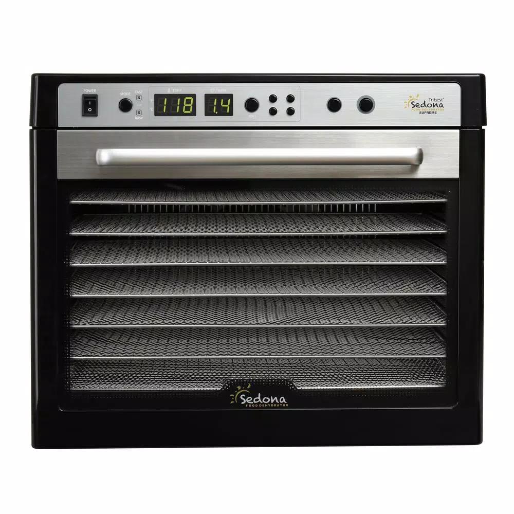 Tribest Sedona Supreme Digital Food Dehydrator with 9 Stainless Steel Trays